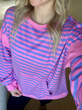 Load image into Gallery viewer, Aria Colorblock Stripe Top